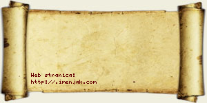 Josif Jazački vizit kartica